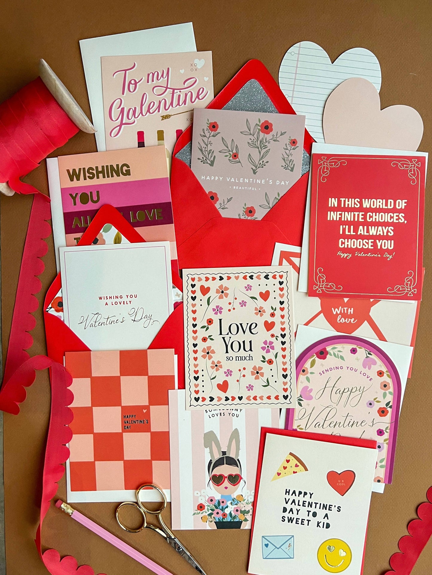 Valentine's Day Floral Arch Greeting Card