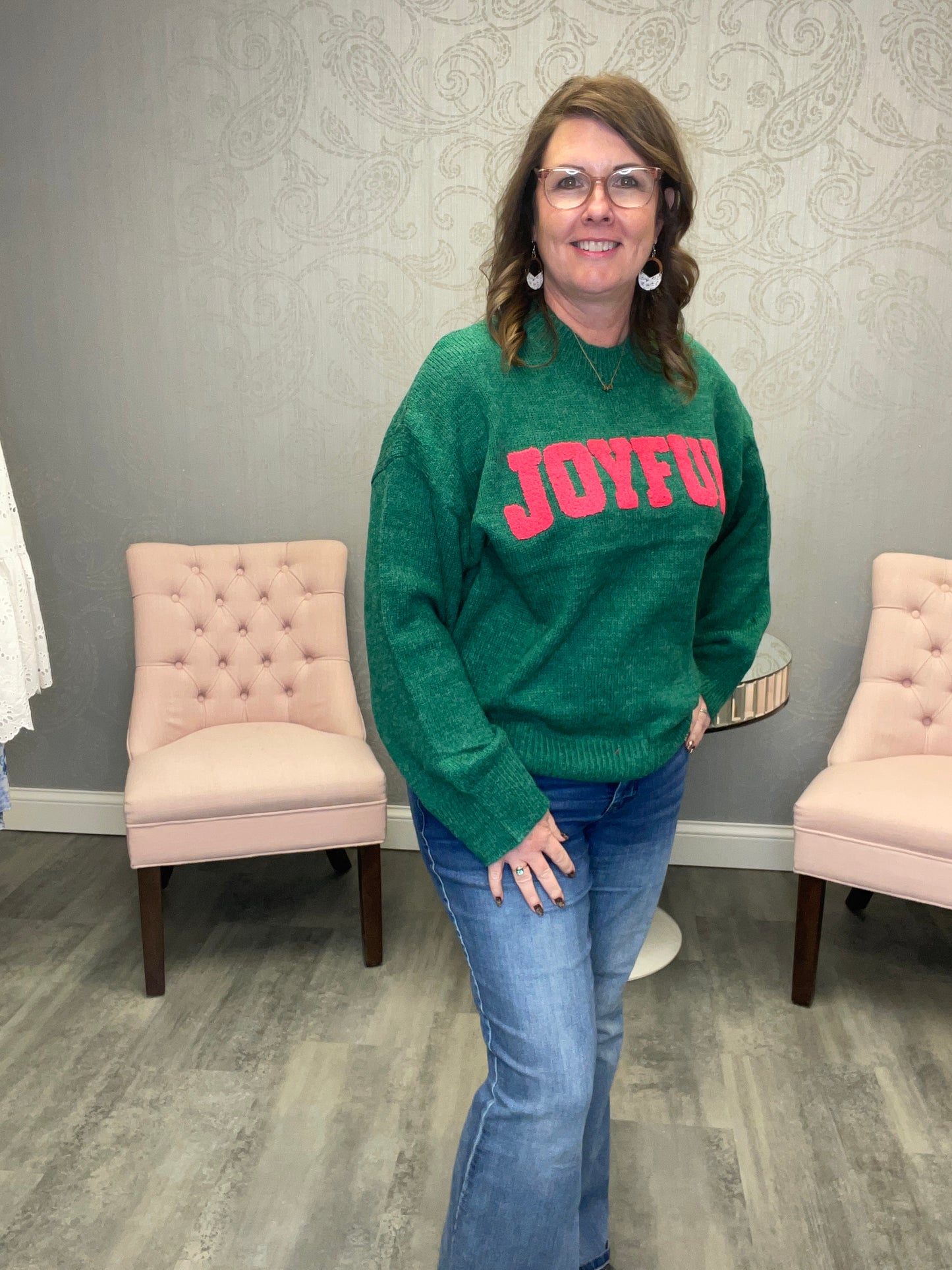 JOYFUL CREWNECK SWEATER