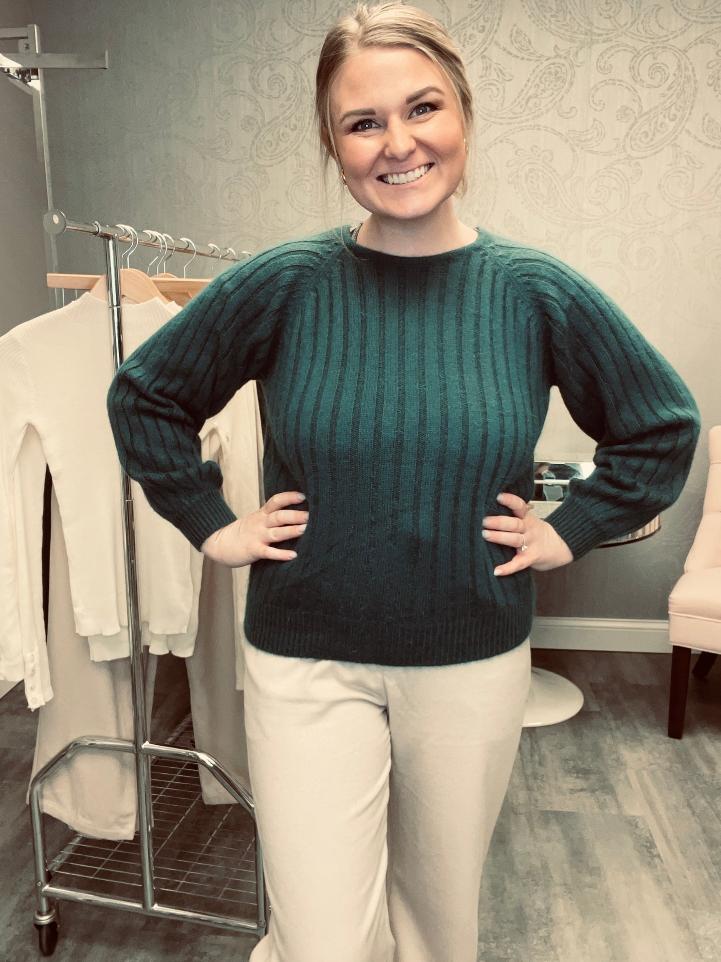 MICKY EMERALD SWEATER