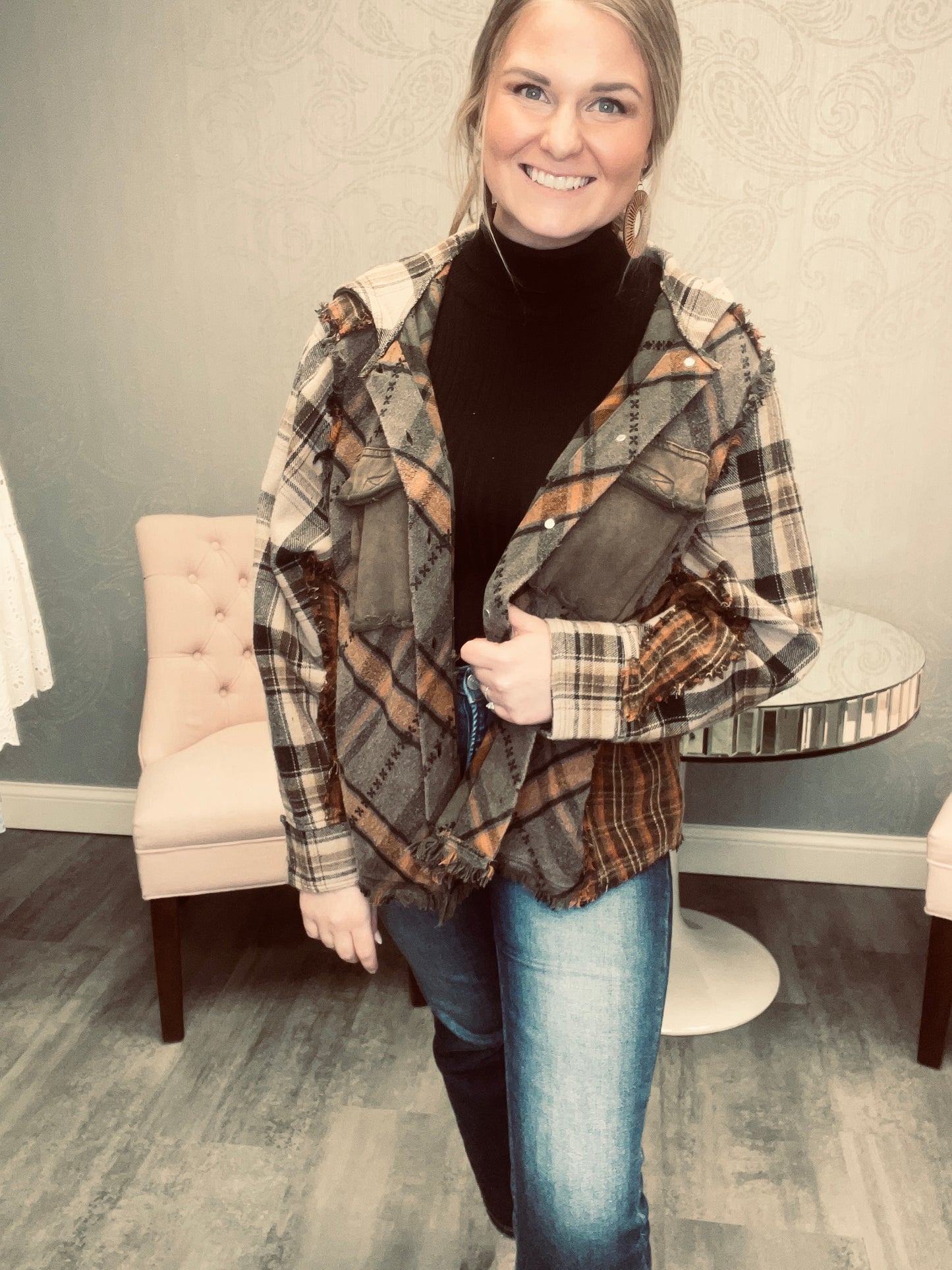 YOUR FAVORITE PLAID JACKET