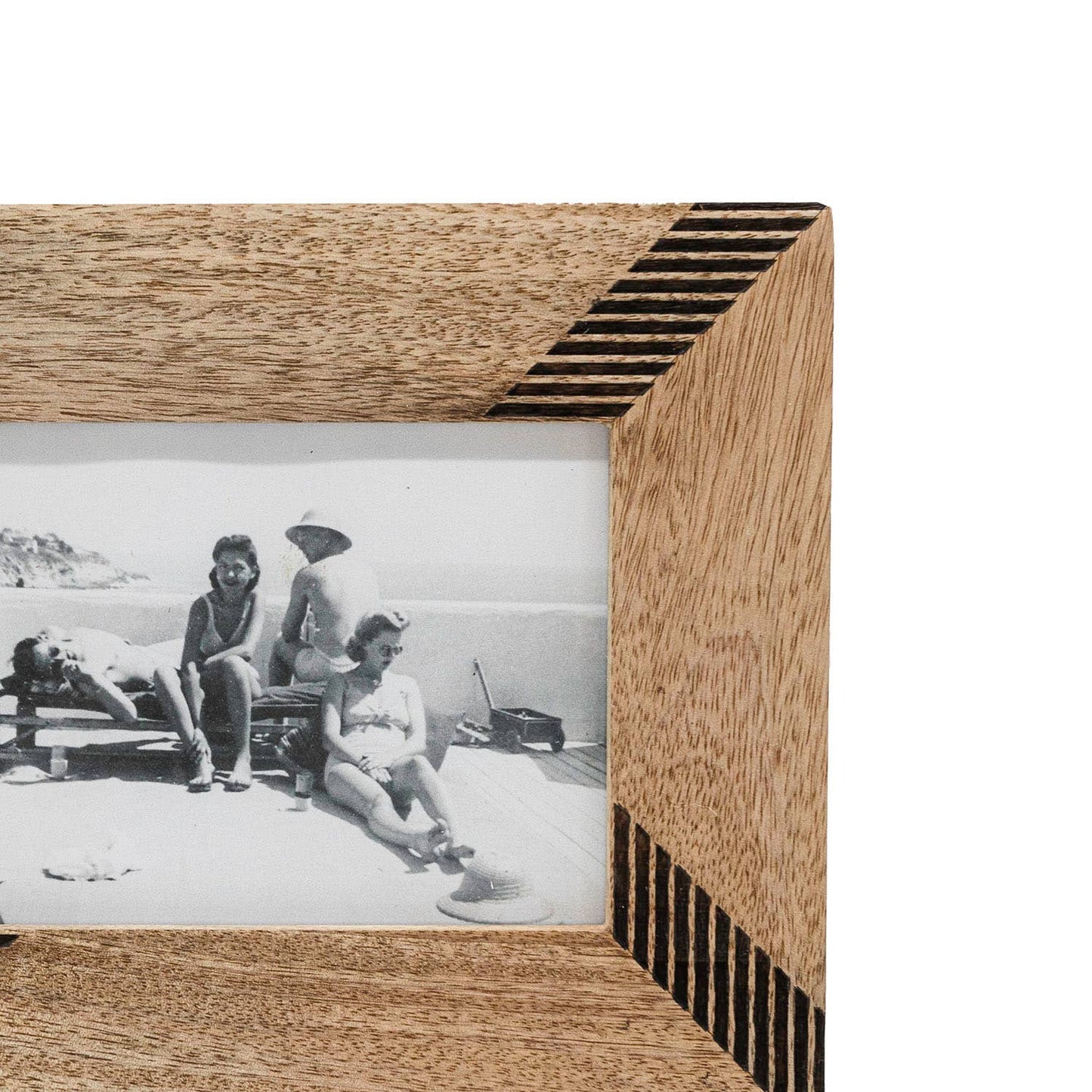 5x7 Photo Coleson Striped Picture Frame Wood
