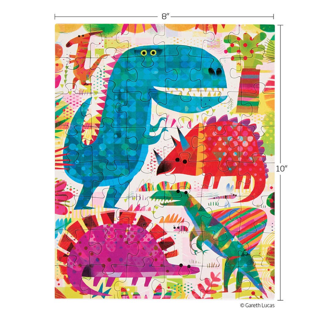 Dinosaur Day 48 Piece Puzzle Snax