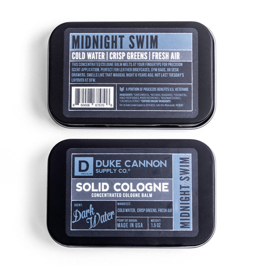 DUKE CANNON: SOLID COLOGNE - Midnight Swim