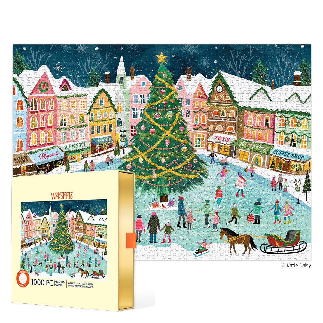 Town Square 1000 Piece Christmas Puzzle