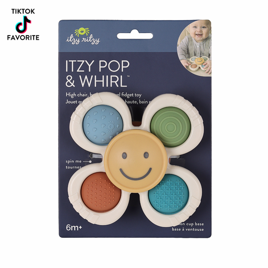 *NEW OPTION* Itzy Pop & Whirl™ - Bath + Travel Toy: Smile