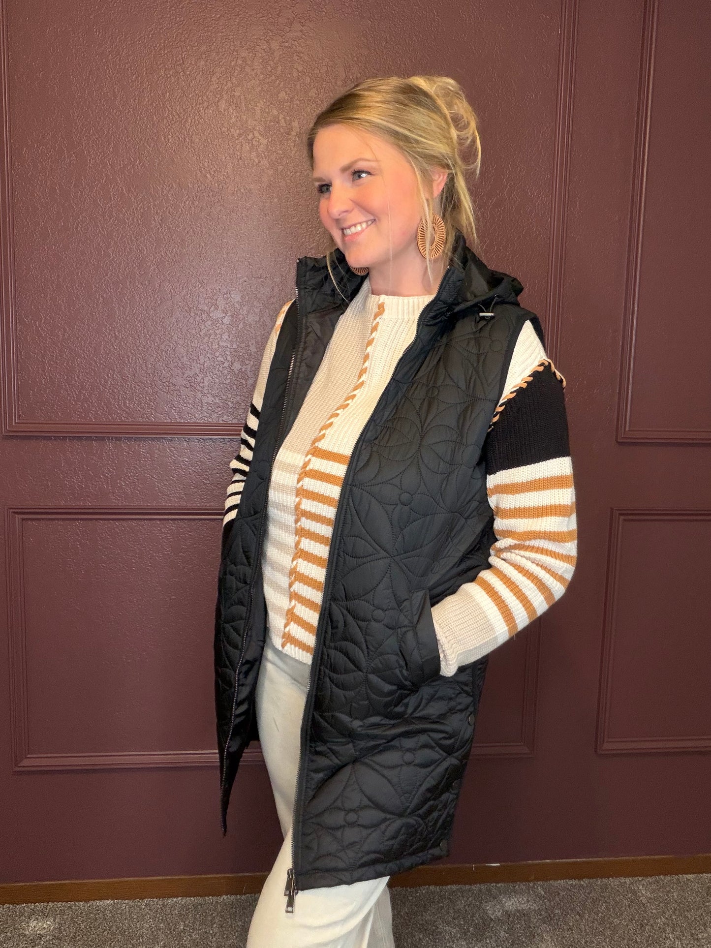 Charlie B Long Puffer w/Removable Hood