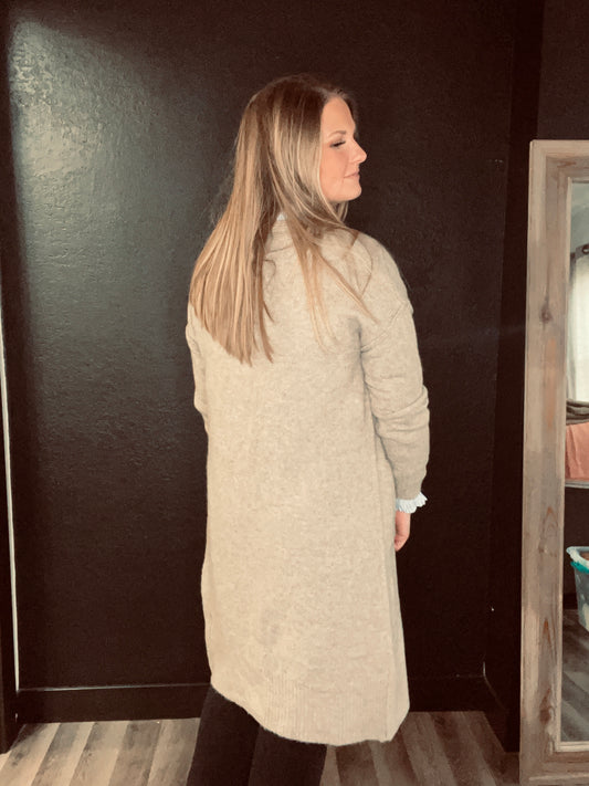 LONG KNIT CARDIGAN