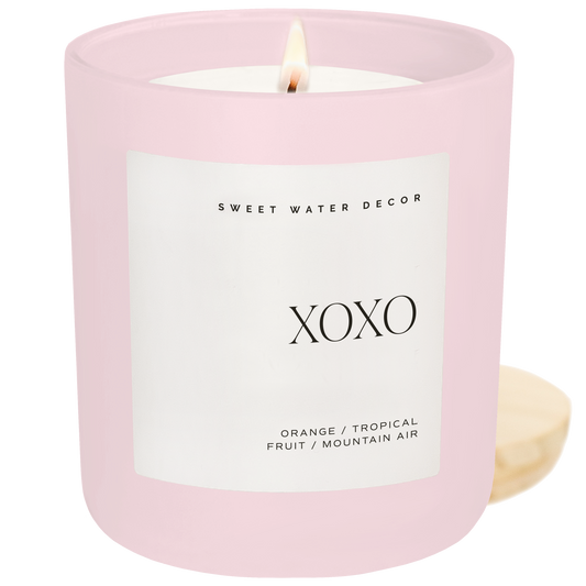 *NEW* XOXO 15 oz Soy Candle, Matte Jar - Valentine's Day