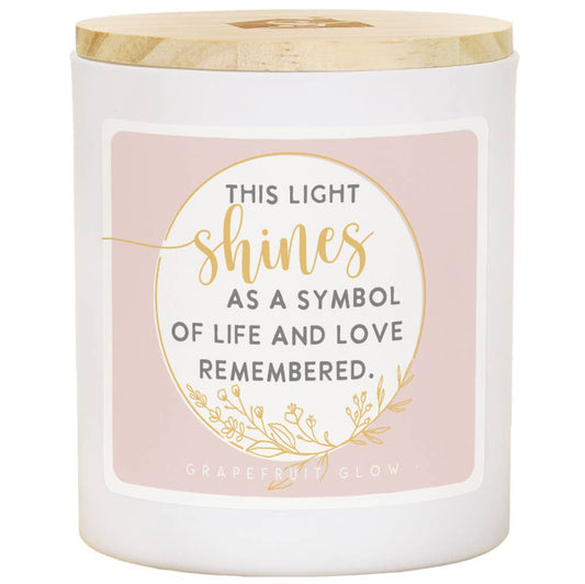 Light Shines Symbol - GRP - Candles