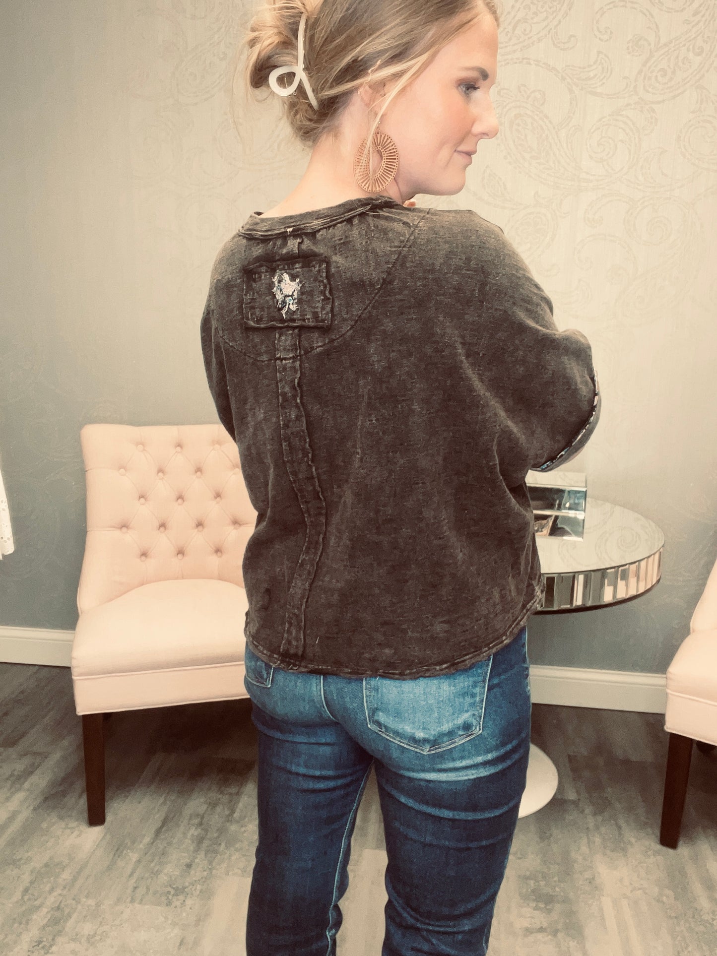 STAR PATCHED TOP