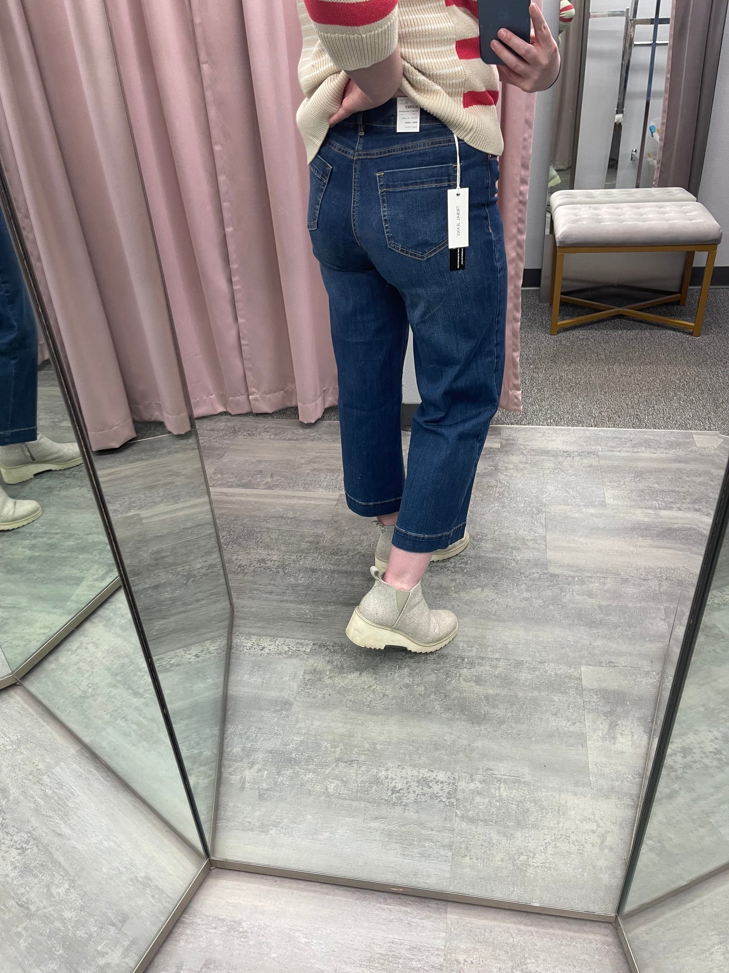 TRIBAL: AUDREY PULL ON FLARE JEAN