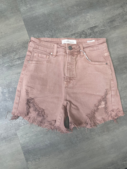 RISEN: HIGH RISE MAUVE SHORT