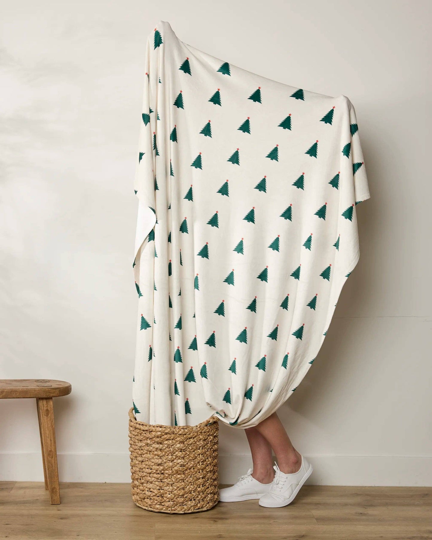 GEOMETRY: Cozy Christmas Butter Blanket: Medium - 50" x 60"