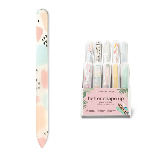 Lemon Lavender Glass Nail Files