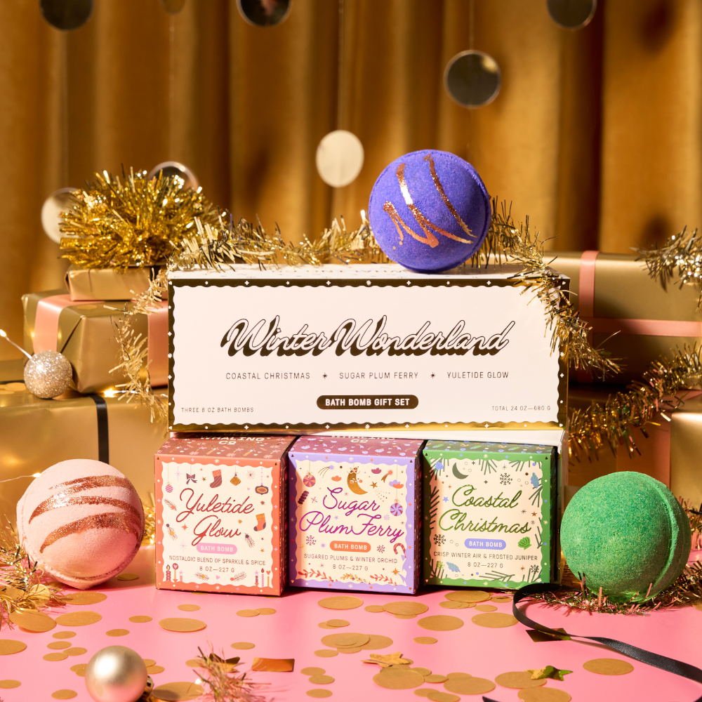 Winter Wonderland Bath Bomb Gift Set | Christmas, Holiday