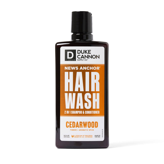 DUKE CANNON: Cedarwood 2-in-1 Hair Wash Sulfate Free