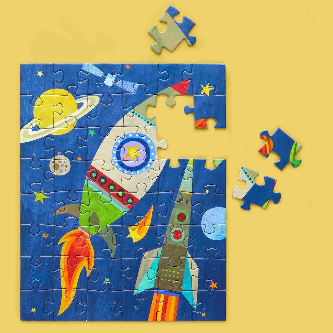 Outer Space | 48 Piece Kids Puzzle Snax