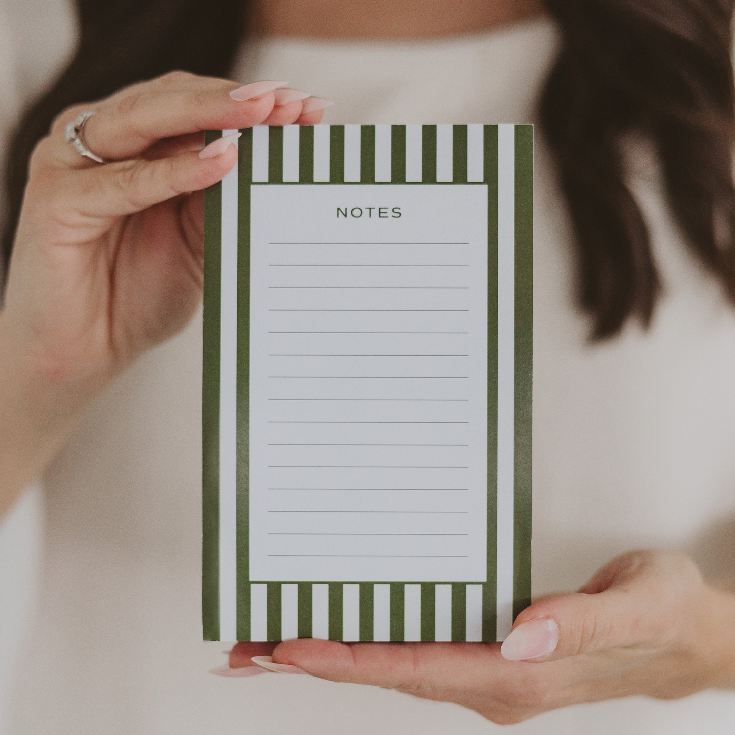 Striped Notepad - Stationery & Office Accessories